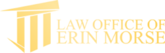 Law Office of Erin Morse logo with mask group styling